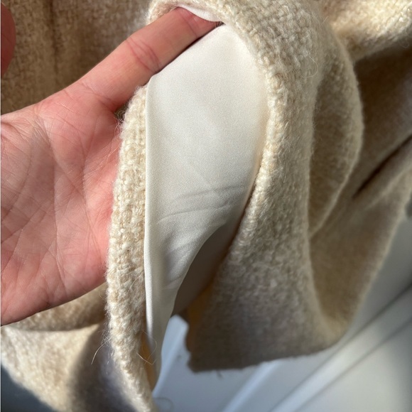 Theory Ivory Belle Tweed Knit Combo Dress - Picture 13 of 15